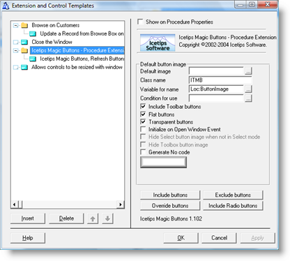 Procedure Extension template