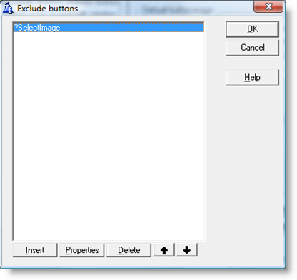 Exclude buttons