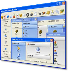 OutlookBar Screenshot