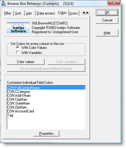 SQL Browse SQL Browse