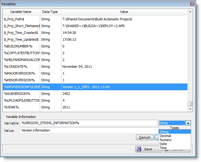 Project_Variables_Edit_mode_Data_types